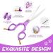 Purple Dragon 6-Inch Dog & Cat Grooming Scissors Ultra-Light Aluminum Handle JP 440C Steel Professional Fur Shears for Pet Groomers & Beginners - Buy Online on GoSupps.com