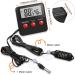 Weewooday Reptile Thermometer and Humidity Gauge - 2 Piece Set for Terrariums - Indoor/Outdoor Digital Temperature and Hygrometer Gauge for Reptile Keeping - Buy Online on GoSupps.com