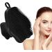 Silicone Face Scrubber Exfoliator - Silicone Face Scrubber Exfoliator with Handle Silicone Face Scrub Facial Cleansing Rubber Face Exfoliator Brush for Delicate Cleaning Black - Buy Online on GoSupps.com