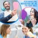 6-Piece Tooth Shaped Handheld Mirrors - Cute Plastic Makeup Mirrors for Dental Decor & Salon Use - Buy Online on GoSupps.com