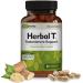 Herbal T Men s Health Formula by DailyNutra: Supplement for Endurance Vitality & Healthy Aging - with KSM-66 Ashwagandha Tongkat Ali Tribulus Eleuthero & Horny Goat Weed (90 Capsules) 90 Count (Pack of 1)