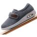 Adjustable Closure Elderly Shoes for Men | Diabetic & Orthopaedic | Anti-Slip Sole | Edema Slippers (Size 7, Gray) - Buy Online on GoSupps.com