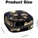 Anna Cowper Skull Flower Retro Sanitary Napkin Storage Bag - Multi-colored Period Pouch for Women and Teen Girls - Buy Online on GoSupps.com