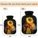 NAANLE Autumn Sunflower Transparent Hot Water Bottle | 1L Heat Bottle for Back Pain Relief Hand & Foot Warmer Neck Therapy - Buy Online on GoSupps.com