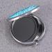 Lurrose Travel Mirror Bling Compact Mirror Round Folding Mirror Double- sided Cosmetic Mirror Portable Pocket Mirror Rhinestone Mirror for Travel and Home Use (Sky Blue) Small Mirror Sky-blue - Buy Online on GoSupps.com