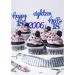 24 Glitter 18th Birthday Cupcake Toppers - Blue Decoration for 2006 Born Boys | 18th Birthday Party Accessories & Cake Decorations - Buy Online on GoSupps.com
