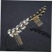 Housoutil Diamond Flower Girl Hair Wedding Hair Comb Pearl Hair Accessories Bride Headpieces for Wedding Tiara Bridal Headdress European and American Bridesmaid Olive Branch - Buy Online on GoSupps.com