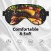 Fast Food Print Eye Mask - Adjustable Blackout Eye Mask for Sleep Aid | Unisex Sleep Mask for Men & Women - Buy Online on GoSupps.com