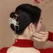Large Rose Metal Butterfly Hair Claw Clips 2Pcs - Women's Big Nonslip Hair Accessories - Buy Online on GoSupps.com
