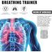 Breathing Trainer Iron Lung Breath Trainer Improve Lung Capacity Adjustable Resistance Lung Exerciser Device Portable Handheld Lung Expansion Training Tool with Storage Bag - Buy Online on GoSupps.com