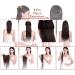 Elailite Clip-in Extensions | Real Human Hair 8 PCs 18 Clips 25cm 50g #12/613 Golden Brown & Bleached Blonde - Buy Online on GoSupps.com
