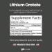 HealthFare Lithium Orotate Supplement 130mg | 200 Vegetarian Tablets | High Bioavailability Trace Mineral | Mood Brain & Memory Support | Non-GMO Gluten-Free | Made in USA - Buy Online on GoSupps.com