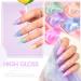 Gellen Gel Nail Polish Kit - 6 Colors Macaron Jelly Set with UV Nail Light | 36W Lamp, Starter Kit for Manicure - Soak Off Gel Polish Set - Buy Online on GoSupps.com