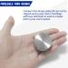 Buy Titanium Waterproof Pill Case | EDC Urgency Capsule Box | Pocket Metal Box for Camping - Silver - Buy Online on GoSupps.com