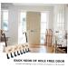 CHILDWEET Bath Toy Storage 1pc Solid Wood Door Hook Towel Hooks Jacket Hanger Bath Towel Hook Wrought Iron Hook Coat Key Hook - Buy Online on GoSupps.com