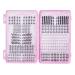 375PCs Mixed Pack "THE MANHUA LASHES BOOK" 10 Different Lashes Style Individual False Eyelashes - Fairy Easy Three Steps idol Lower Lashes etc.