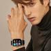 Shop BTTNG Adjustable Breathable Nylon Bracelet for Xiaomi Redmi Watch 3 Active - Unisex Sport Solo Loop Replacement in Deep Black + Reflective Black - Buy Online on GoSupps.com