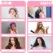 Jumbo Hair Rollers Set Hair Rollers Self Grip Curlers For Long Hair No Heat Curlers Heatless Hair Rollers With Clips & Comb 24 Packs (Red 24Pcs) - Buy Online on GoSupps.com