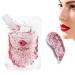 Transparent Lip Gloss,Lip Gloss Base Gel,Transparent Lip Gloss Base,Basis Lip Makeup Primer Lip Gloss Base Diy Lip Glow Lip Gloss,DIY Handmade Lip Gloss (Red, 100ML)