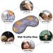 Chow Chow Sleep Mask - Adjustable Eye Cover for Sleeping and Travel - Light Blocking Blindfold for Men and Women - Buy Online on GoSupps.com