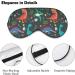 Colorful Dinosaur Sleep Mask - Adjustable Strap Eye Cover for Uninterrupted Sleep - Perfect for Men and Women - Ideal for Travel and Nighttime Use - Buy Online on GoSupps.com