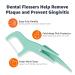 Amazon Basics Mint Dental Flossers 90 Count - 1 Pack (Formerly Solimo) - Buy Online on GoSupps.com