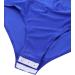 YiZYiF Men's Sequins V Neck Dance Shirt Unitard Blue - Medium | Dancewear - Buy Online on GoSupps.com