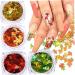 Maple Leaf Nail Sequins 4 Colors Fall Leaves Nail Art Glitter Sequins Autumn Fall Nail Art Stickers Fall Leaf Nail Art Glitter Maple Leaf Nail Flake Confetti Nail Sequins for Nail Art - Buy Online on GoSupps.com