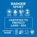 Badger Clear Zinc Sunscreen Cream SPF 40 - Unscented 2.4 oz | Natural Protection - Buy Online on GoSupps.com