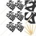 Gadpiparty 6pcs Graduation Cap Cupcake Toppers Class of 2024 Congrats Grad Cap Cupcake Picks Graduation Theme Cake Decorations for 2024 Graduation Party Supplies Black - Buy Online on GoSupps.com