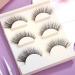 Baluue 3Pair 3D Faux Lashes - Fluffy Volume Long Thick Handmade False Eyelashes for a Natural Look | International Shipping - Buy Online on GoSupps.com