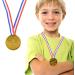 Shindel 24PCS Kids Plastic Gold Winner Award Medals with Neck Ribbon - Perfect for Party Favors, Birthdays, and Dress up - Buy Online on GoSupps.com