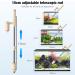 Bedee 6-in-1 Aquarium Gravel Cleaner & Siphon Filter Set - Adjustable Flow Control, DC 12V 18W - Beige - Buy Online on GoSupps.com