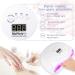 Buy McNory 168W UV LED Nail Dryer - Fast Drying Lamp for All Gel Nails | Professional Timer & Sensor LCD Display - Buy Online on GoSupps.com