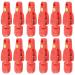 Downrigger release clip 6 pieces heavy tension power grip plus release clips fishing downrigger clips for offshore fishing plane board weight kite per snap weight red 12pack
