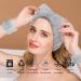 BECHGO 6 Pcs Face Wash Headband and Wristband Set - Spa Headband for Washing Face - Soft Microfiber Makeup Headband - Skincare Headbands for Shower, Mask, Yoga (Grey/Purple) - Buy Online on GoSupps.com