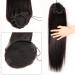 Hair Bun Long Straight Hair Ponytail with Drawstring Hair Pieces Ponytail Extension Brazilian Real Hair for Black Women Wig Bun Hair Extension Hair Piece (Color : Black Size : 24inches 100g) 24inches 100g Black - Buy Online on GoSupps.com