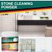 Stone Cleaning Powder - 4.22oz Stone Floor Cleaner Fireplace Brick Cleaner Zero Smog Quartz Countertop Cleaner for Washroom Countertop Aezon - Buy Online on GoSupps.com