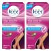 Veet Leg and Body Hair Remover Cold Wax Strips, 40 ct (Pack of 2)