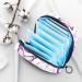 MUOOUM Women's Portable Menstrual Cup Bag - Cow Red Gold Pattern Storage Bag with Zipper for Teens & Women - Buy Online on GoSupps.com