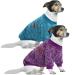 Huisalisiji 5xl dog sweater large dogs sweatshirt hood for large dogs warm and light to wear with a soft texture elasticity (blue+purple) 2PCs blue+purple 5xl