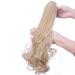 Buy 18 Heat-Resistant Ponytail Extension - Real Hair Feel Smooth & Wavy - Dark Blonde & Mixed Blonde - Buy Online on GoSupps.com