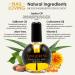 Ellie Chase Repairing Cuticle Oil 2.3 Fl Oz - Tangerine Scent | Nail Strengthener & Growth Treatment with Jojoba Oil, Vitamin E, Aloe - Damaged Nail Repair & Cuticle Softener - Buy Online on GoSupps.com