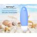 MUUZONING 4-Piece Silicone Travel Bottles Set - 98ml No-Leak Suction Cup with Transparent Bag | Perfect for Shampoo Cream & Body Care - Buy Online on GoSupps.com