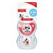 NUK Disney Baby Dummies - Mickey & Minnie Mouse 6-18 Months BPA Free Silicone Soothers - 2 Pack International Shipping Available - Buy Online on GoSupps.com