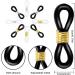 100 Pcs Eyeglass Chain Ends Glasses Chain Loop Holder Silicone Eyeglass Chain Connector Adjustable Flexible Rubber Spring Strap Ends Holder Anti Slip Silicone Connector Holder Retainer for Sunglasses - Buy Online on GoSupps.com