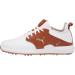 PUMA Men's Ignite Pwradapt Caged Crafted Golf Shoe 11.5 - White Leather/Brown/Gold - Buy Online on GoSupps.com