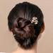 Vintage Ginkgo Leaf Hair Chopsticks - Retro Hairpin Barrette & Hair Stick for Elegant Hair Decor - Buy Online on GoSupps.com