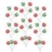 Christmas Lollipop Santa  Tree  Swirl  Candy Canes  and Sweet Ball Assortment  Mixed Fruit Flavor  Individually Wrapped (Half-Pound  Christmas Lollipops Assortment #2) 8 Ounce (Pack of 1) Christmas Lollipops Assortment #2 - Buy Online on GoSupps.com