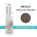 Wella ColorCharm Permanent Gel Haircolor  With Long Lasting Gelfuse  Technology  For Gray Coverage  Brown Tones 4N Medium Brown 1 - Buy Online on GoSupps.com
